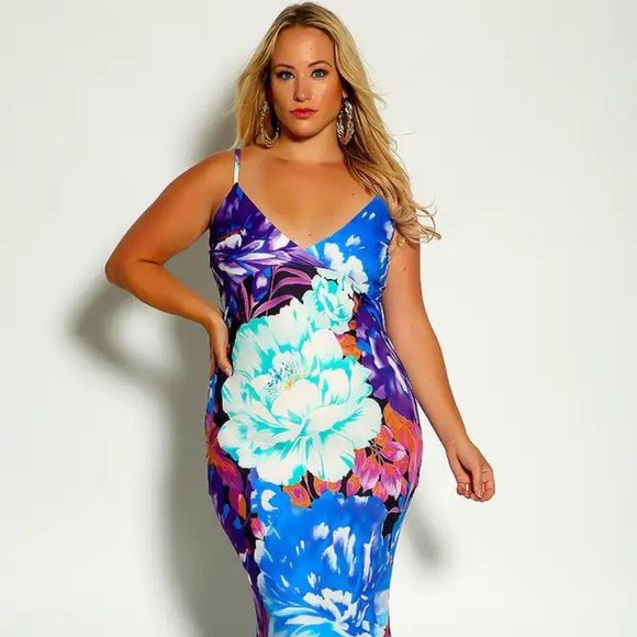 Floral maxi dress - Picture 1 of 4